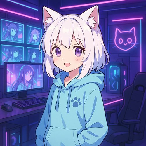 黑料动漫-赛博猫娘